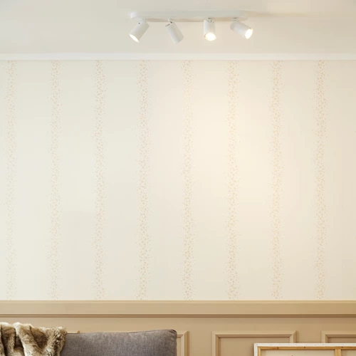 Lucide XYRUS - Spot plafond - LED Dim to warm - GU10 - 4x5W 2200K/3000K - Blanc - ambiance 1